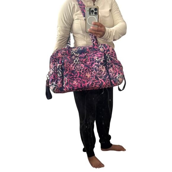 Vera Bradley Diaper Bag Katalina Pink Floral | Retired Pattern - Picture 1 of 6